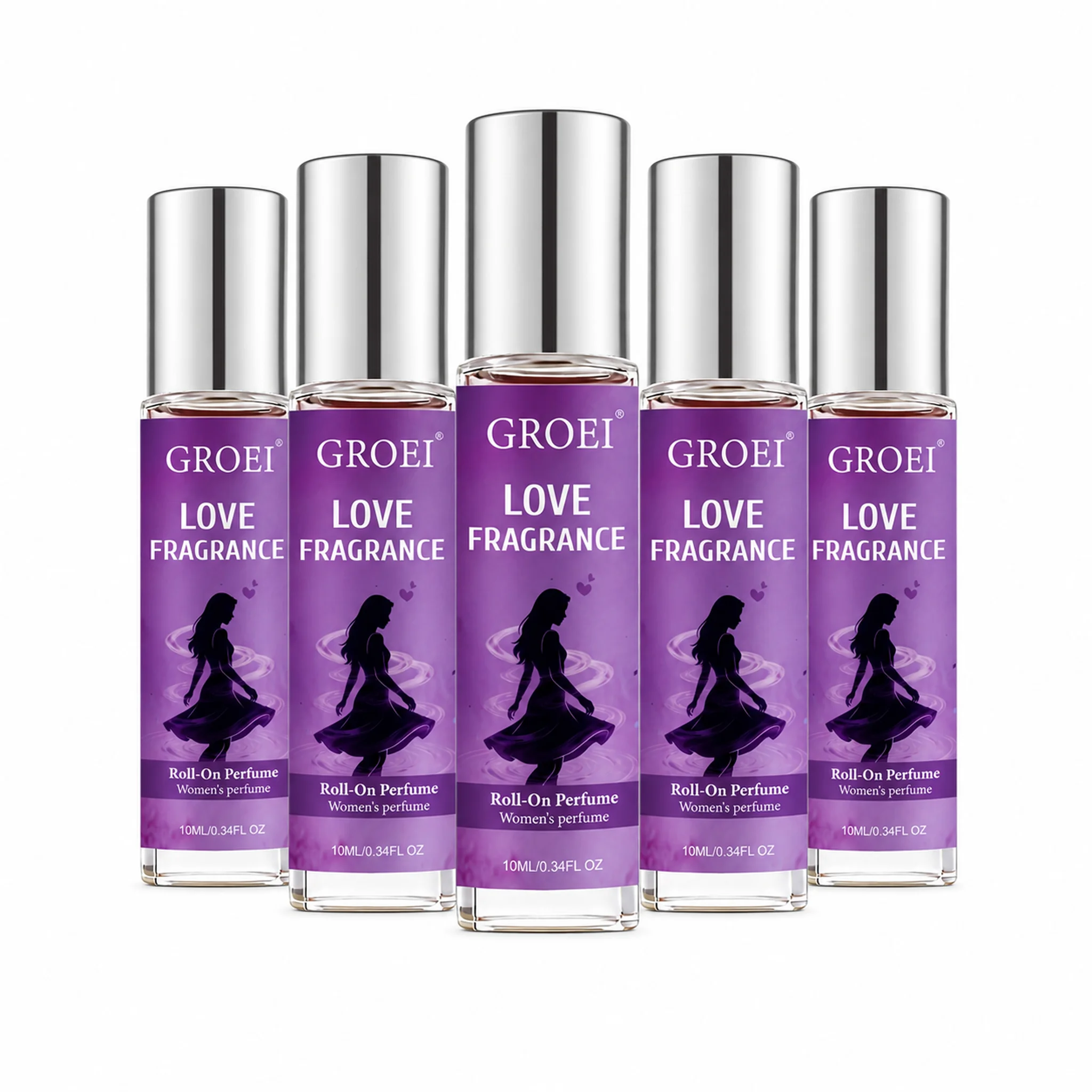 Fragrance-Oils Perfume - น้ำหอมแบบโรลออนสำหรับผู้หญิง GROEI ขนาด 10 มล. กลิ่นหอมติดทนนาน