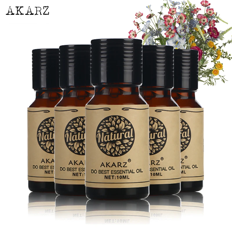 Sandalwood Perfume Oil - AKARZ ที่มีชื่อเสียงยี่ห้อ Rose Ylang Ylang Helichrysum
