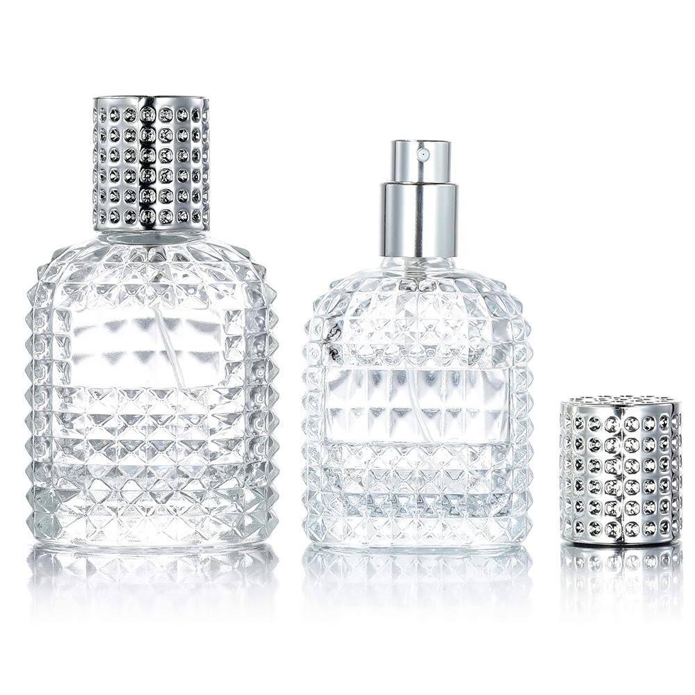 Perfume New Fragrance - ขวดน้ำหอมพกพาแบบแก้วลายสับปะรด ขนาด 30 มล. 50 มล.