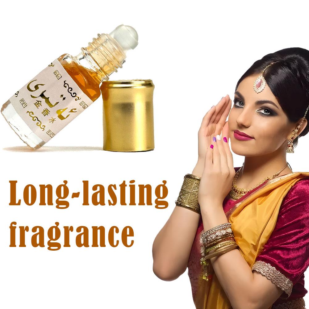 Fragrance-Oils Perfume - น้ำหอมอาหรับแบบโรลออน พกพาสะดวก กลิ่นหอมติดทนนาน สำหรับผู้ชายและผู้หญิง น้ำหอมโรลออนทองคำจากตะวันออกกลาง กลิ่นหอมพกพาสะดวก