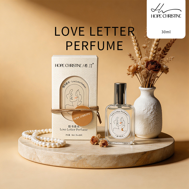 Perfume Aqua Fragrance - น้ำหอมสำหรับผู้หญิง Love Letter กลิ่นดอกไม้สดชื่น กลิ่นผลไม้ กลิ่นเลมอนและดาวเรือง