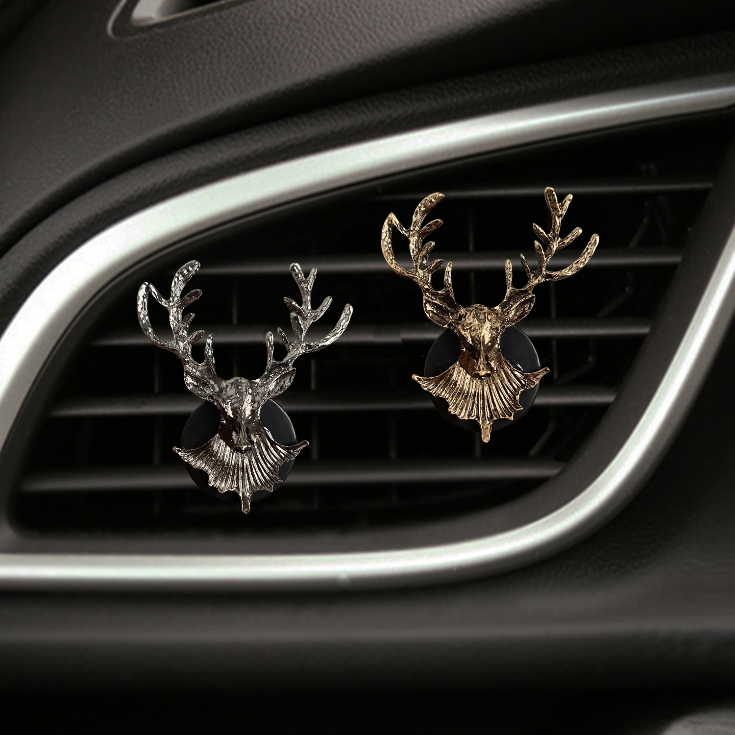 Perfume Fragrance Good - กวางออกแบบรถน้ำหอม Vent คลิปรถน้ำหอมปรับอากาศอัตโนมัติ Geur Ambientador Coche