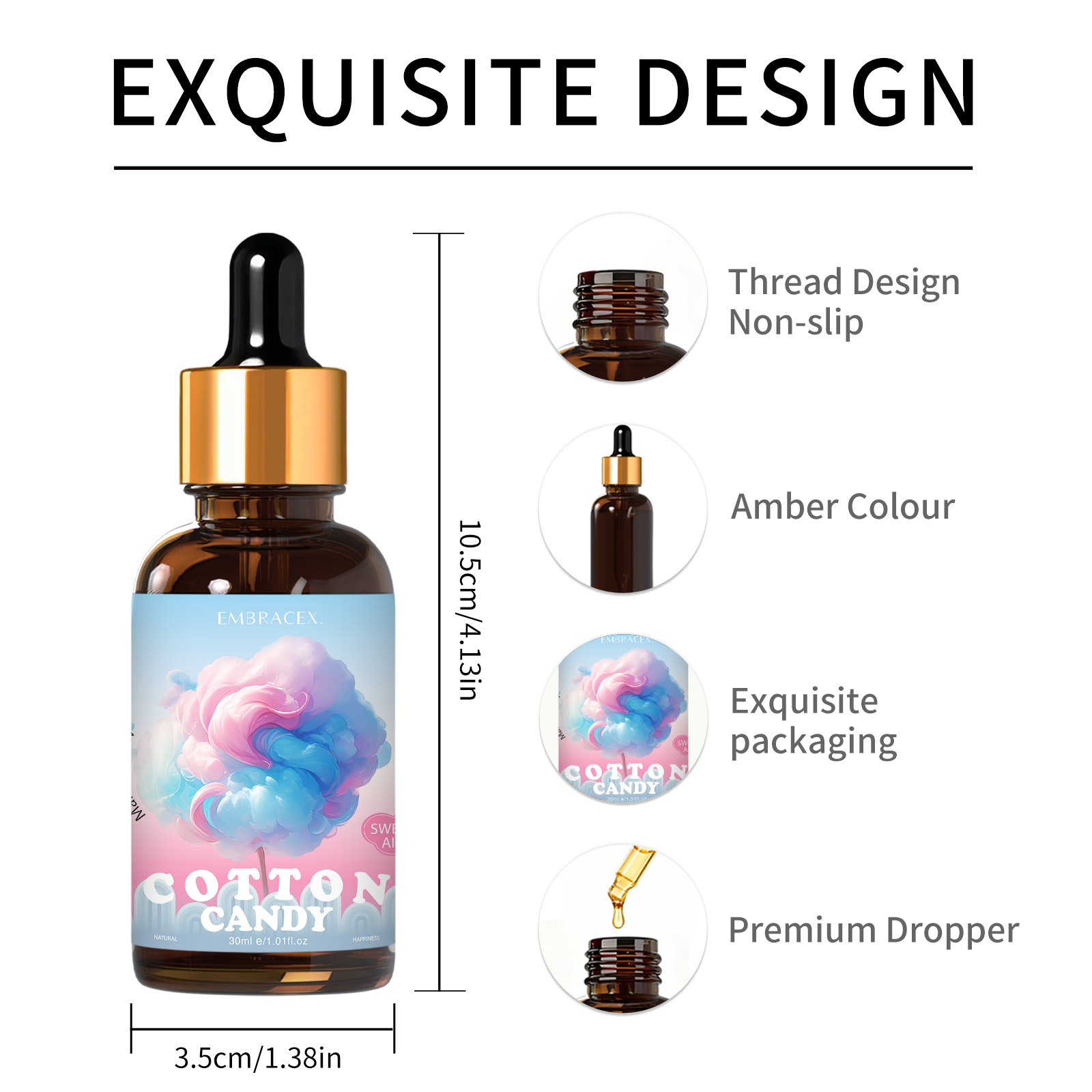 น้ำมันหอมระเหยคอตตอนแคนดี้ 30  - Perfume Fragrance Oils For Candles บทวิจารณ์และราคา