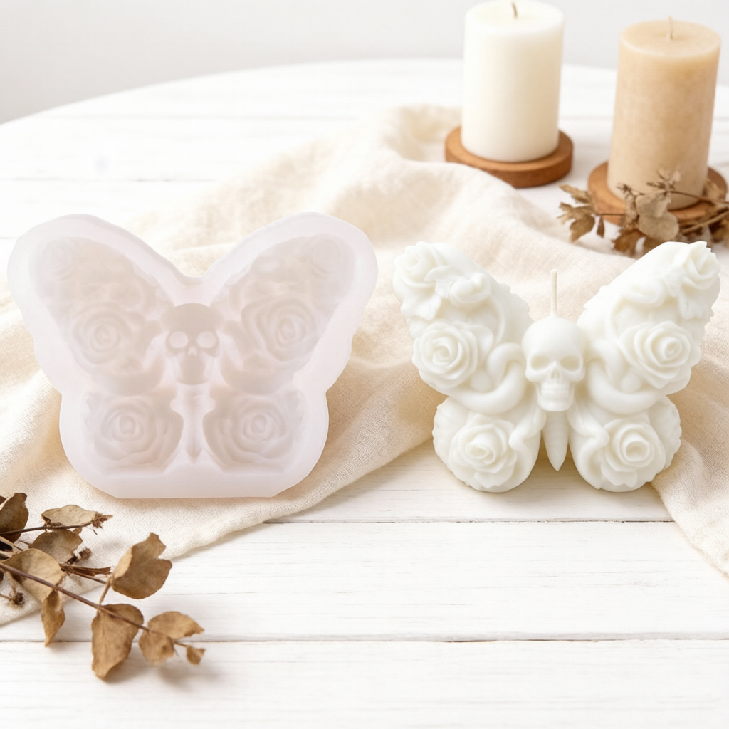 แม่พิมพ์ซิลิโคนรูปมือกุหลาบ 3  - Perfume Fragrance Oils For Candles บทวิจารณ์และราคา
