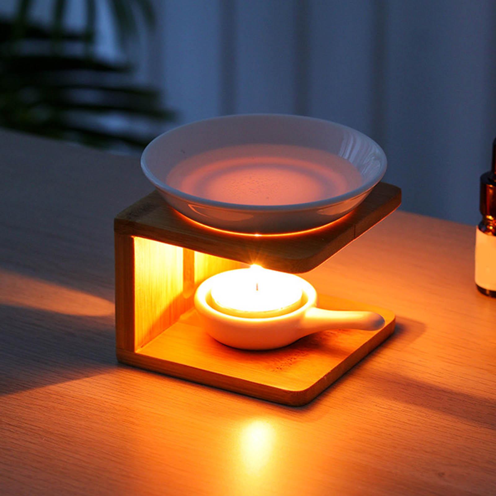 ฐานเตาชาไม้ไผ่เครื่องพ่นอโรมาต - Perfume Fragrance Oils For Candles บทวิจารณ์และราคา