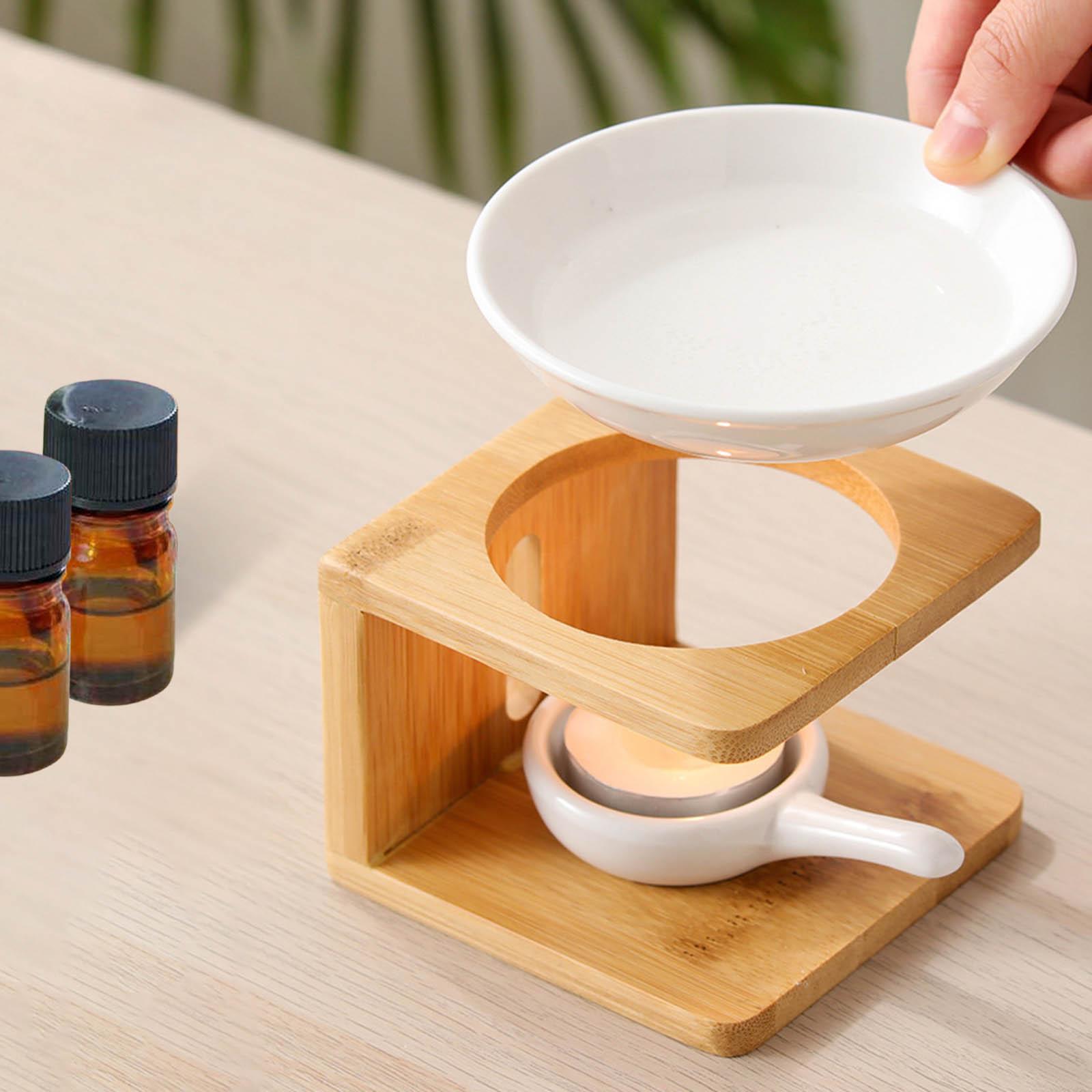 ฐานเตาชาไม้ไผ่เครื่องพ่นอโรมาต - Perfume Fragrance Oils For Candles บทวิจารณ์และราคา