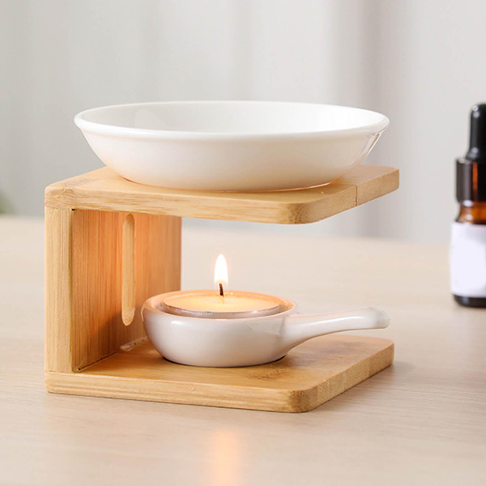 ฐานเตาชาไม้ไผ่เครื่องพ่นอโรมาต - Perfume Fragrance Oils For Candles บทวิจารณ์และราคา