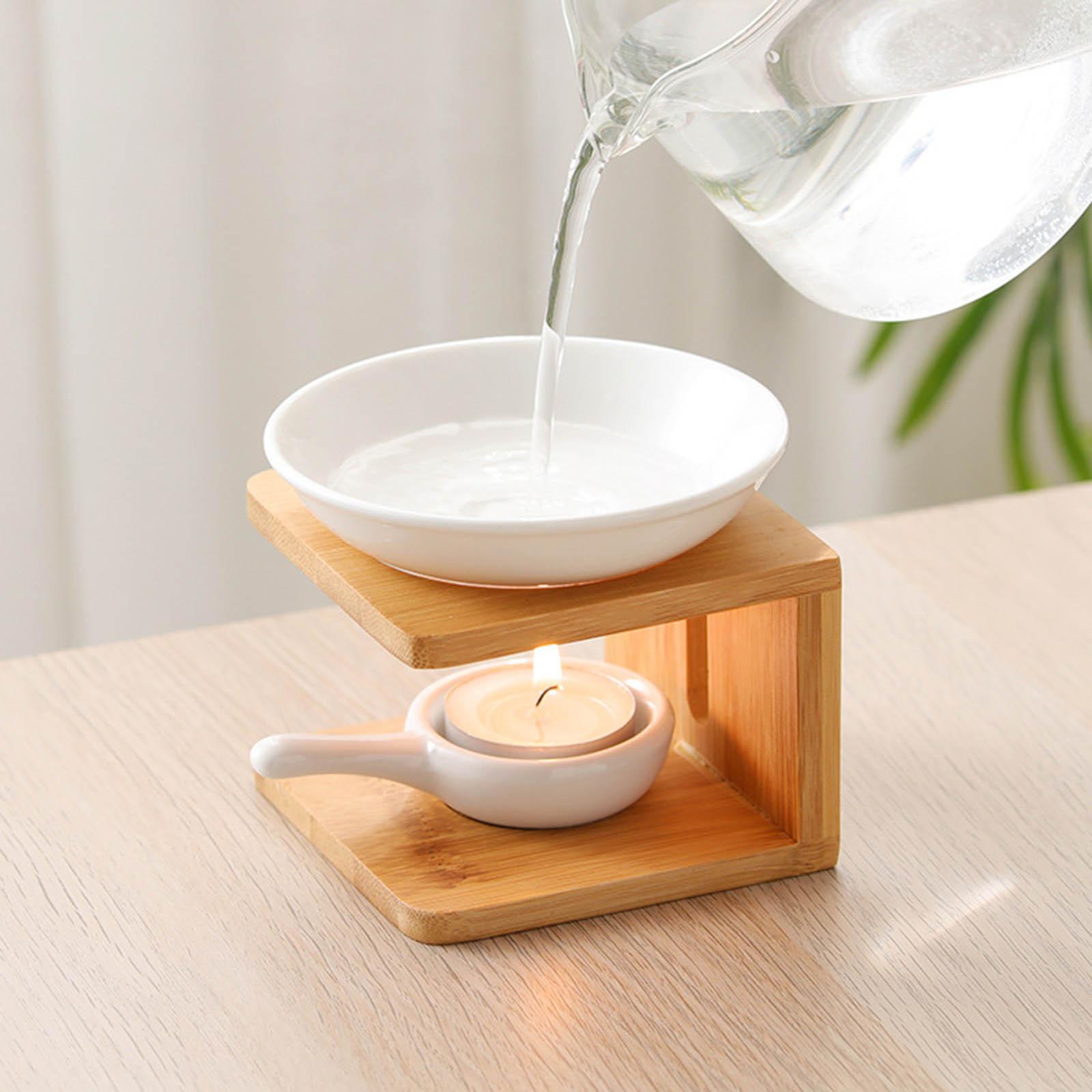 ฐานเตาชาไม้ไผ่เครื่องพ่นอโรมาต - Perfume Fragrance Oils For Candles บทวิจารณ์และราคา
