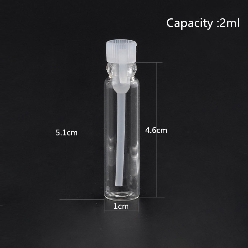 100Pcs 1/2/3Ml ขวดแก้วขนาดเล็ก - Perfume Fragrance Lab บทวิจารณ์และราคา