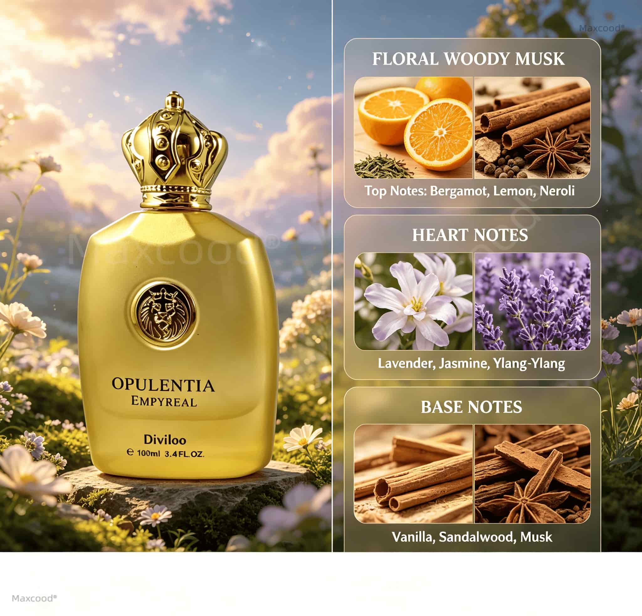 กลิ่นดอกไม้ กลิ่นไม้ และกลิ่นม - Perfume Floral Fragrance บทวิจารณ์และราคา