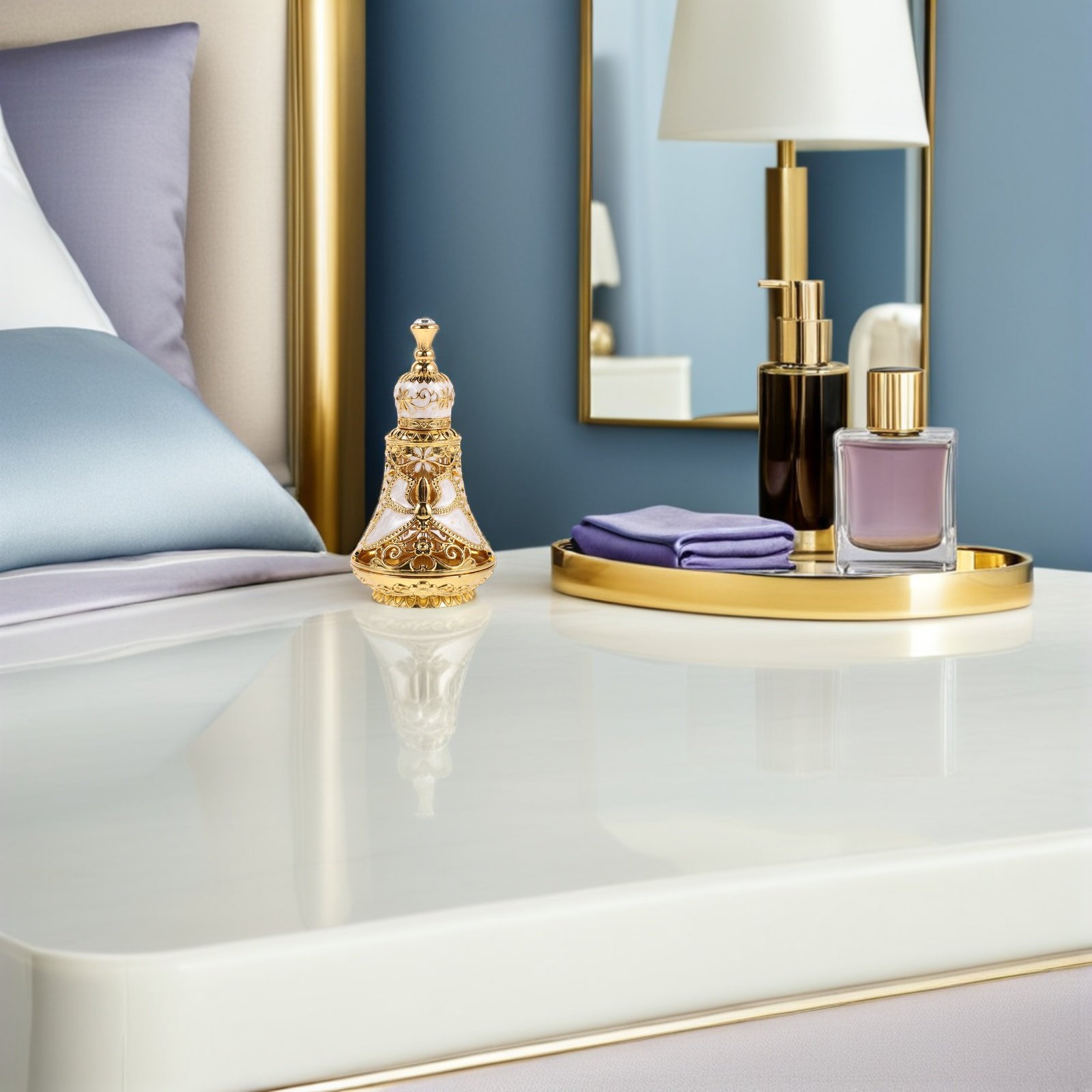 ขวดน้ำหอมแก้ววินเทจ 15 มล. เติ - Fragrance-Oils Perfume บทวิจารณ์และราคา